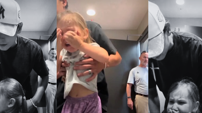 A dad’s visit to the women’s washroom with his little daughters turned controversial after another man called the police: Who do you think was right?