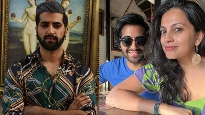 Akshay Oberoi and his wife
