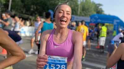 Amber Heard completes 10k run in Spain. Image Credits: Instagram Amber Heard celebrated a 10k run in Spain; shares her afterglow: 'First race glow'