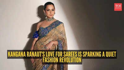 From Parliament to Premieres: Kangana Ranaut's saree love is changing fashion conversations