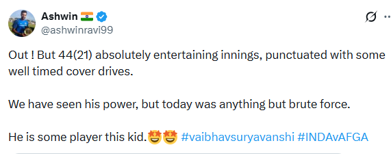 Ashwin post