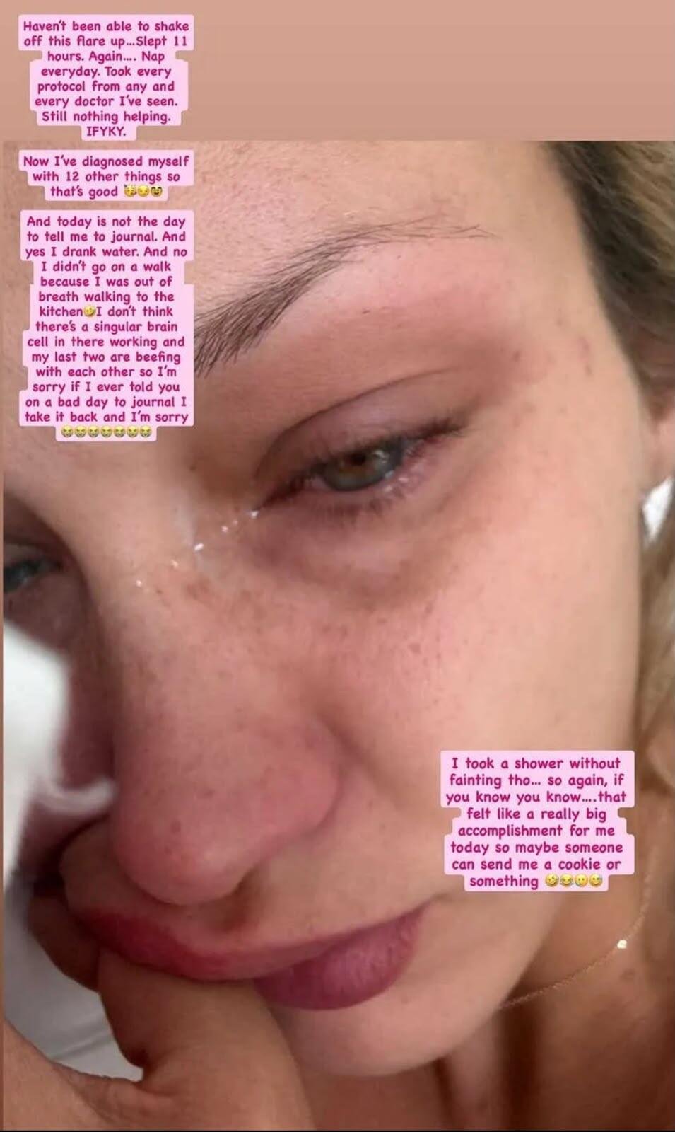Bella Hadid's health update