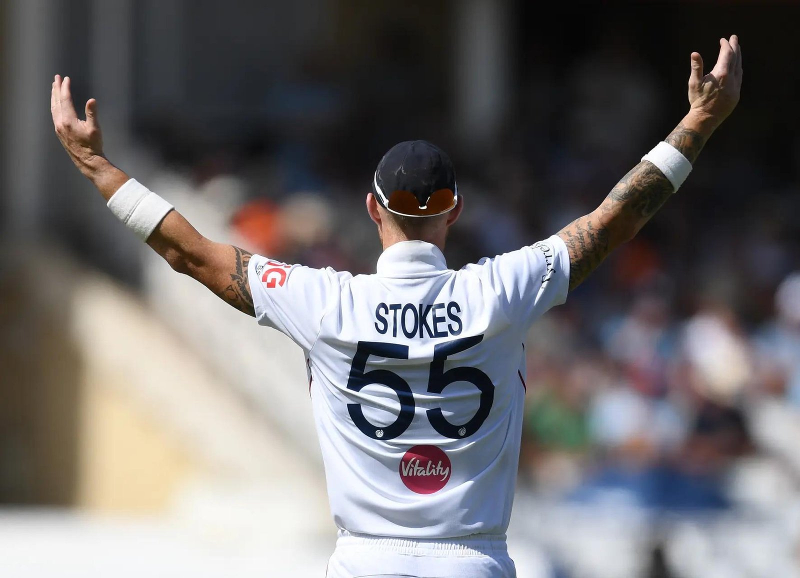 Ben Stokes gestures during the fourth day of the 3rd Test match between England and New Zealand at Trent Bridge on June 28, 2026 in Nottingham, England. (Photo/Getty Images)