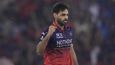 Bhuvneshwar Kumar (Image credit: BCCI/IPL) 'Bhuvneshwar Kumar has surprised me about how outstanding he is': RCB head coach Andy Flower