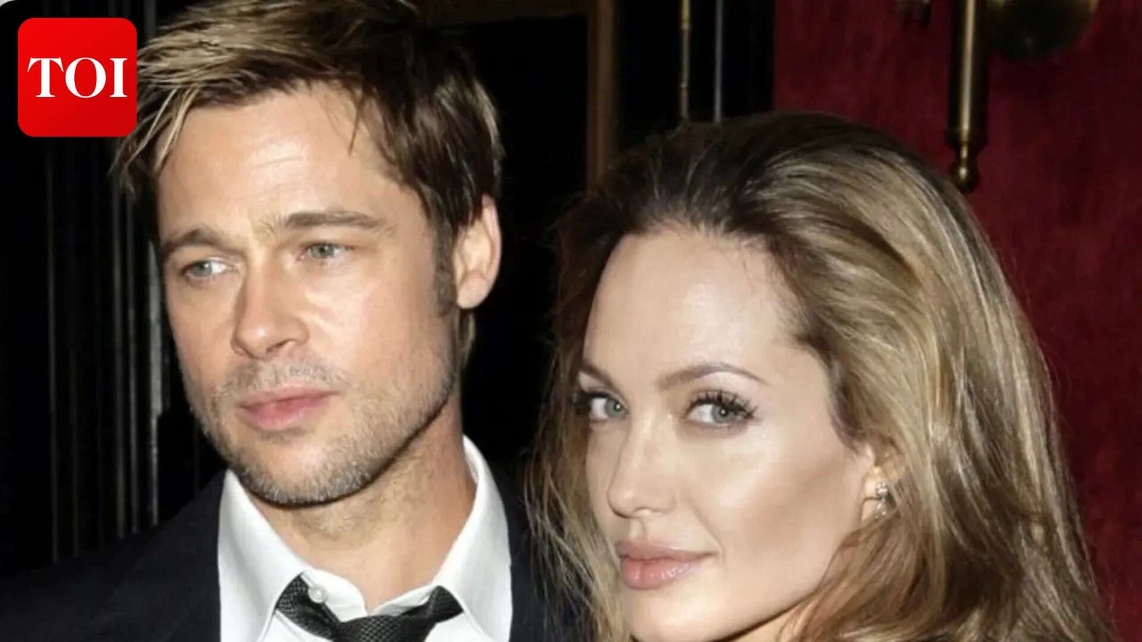 Brad Pitt and Angelina Jolie <br>