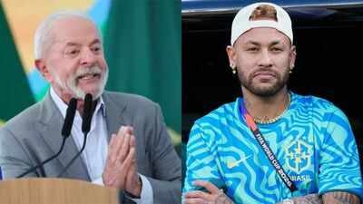 Brazil president Lula and Neymar Brazil president Lula mocks Neymar, calls him 'home office player' - here's why