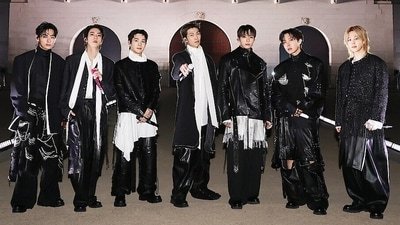 BTS at their comeback event for Arirang in South Korea. (Big Hit Music) BTS at their comeback event for Arirang in South Korea. (Big Hit Music)