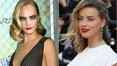 Cara Delevingne spoke about relationship with Amber Heard. (Pic: AFP, Reuters) Cara Delevingne spoke about relationship with Amber Heard. (Pic: AFP, Reuters)