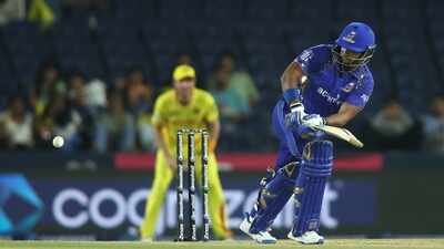 MI New York captain Nicholas Pooran plays a delivery down the leg side during match 7 of the Major League Cricket season 4 between Texas Super Kings and MI New York . (Photo/Sportzpics) MLC 2026: Nicholas Pooran, Trent Boult power MI New York to first win of season