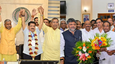 While the NDA turned the tables on the INDIA bloc in Jharkhand and won an extra Rajya Sabha seat, in Karnataka, the Congress outmanoeuvred the BJP to defeat JD(S) candidate in the state council elections. A tale of two cross-votings: How power politics played out in Karnataka, Jharkhand