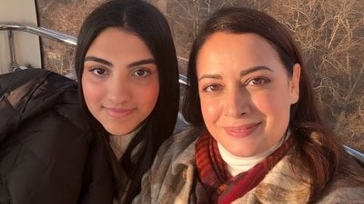Dia Mirza spoke about her equation with stepdaughter Samaira.