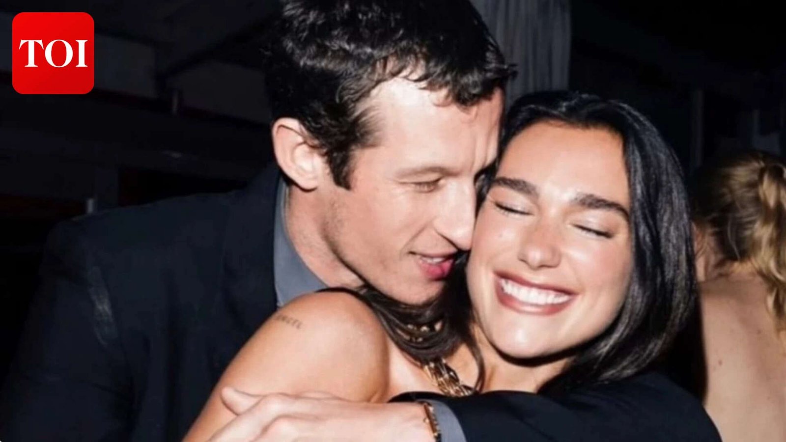 Dua Lipa and Callum Turner