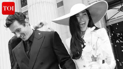 Dua Lipa shares romantic wedding photos with Callum Turner; newlyweds make first appearance post intimate wedding