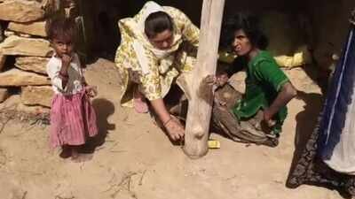 ‘Living in inhuman conditions’: Mentally challenged woman found confined in stone shelter with iron chains on legs, rescued