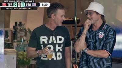 Edward Norton and Brad Pitt were spotted at the Turkey vs USA 2026 FIFA World Cup match, setting social media abuzz. (X/@TrollFootball)