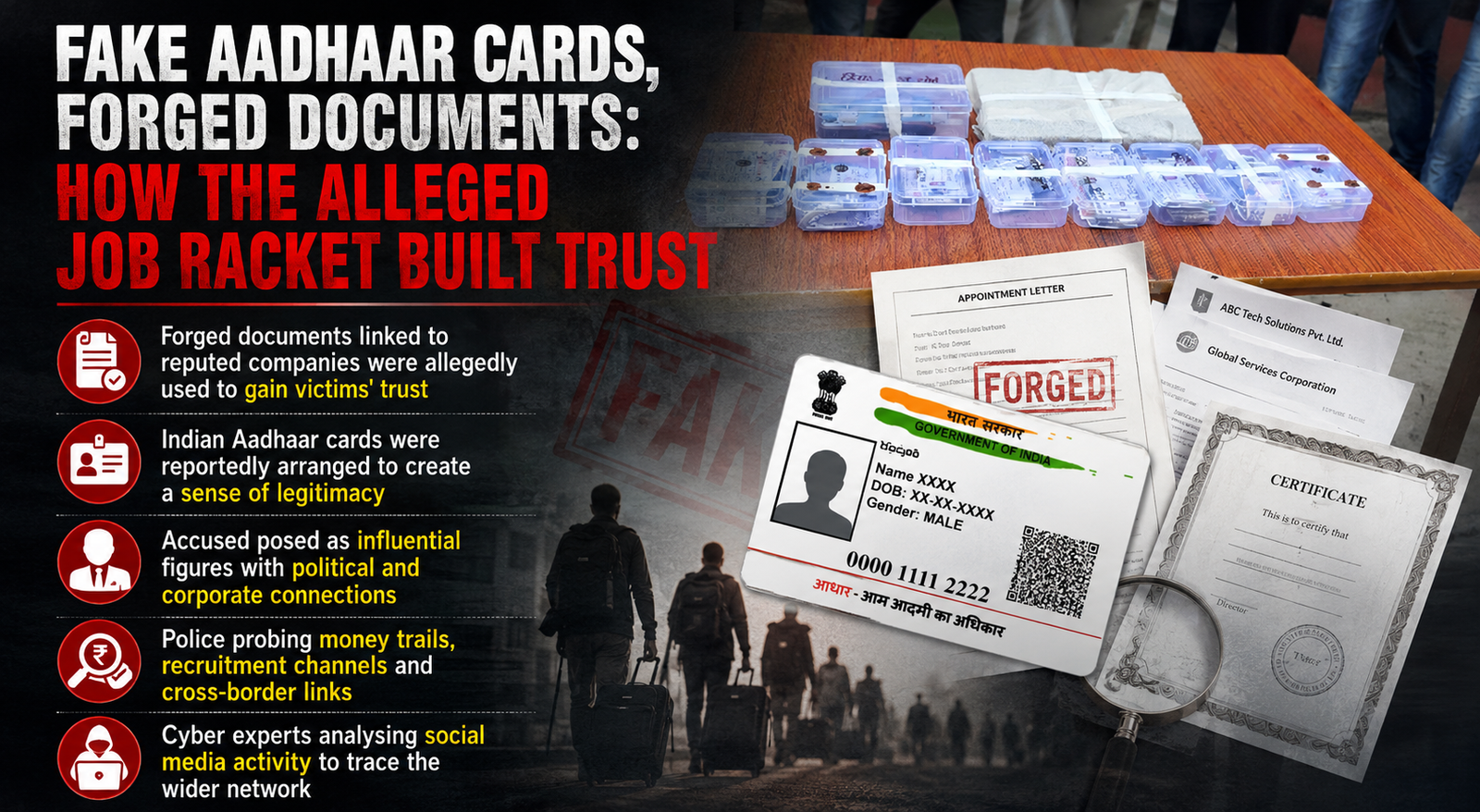 Fake documents