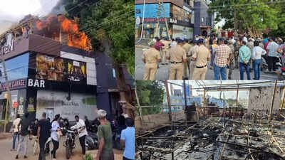 2 killed, 4 injured after fire breaks out at Mysuru's restaurant