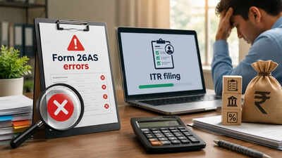 Form 26AS and AIS are consolidated tax statements available through a taxpayer’s e-filing account. (AI image) ITR filing FY 2025-26: What is Form 26AS & what if it has errors? Things taxpayers should do to avoid getting a tax notice