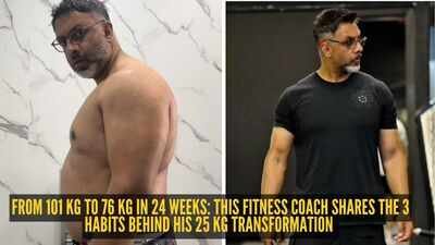 From 101 kg to 76 kg in 24 weeks: This fitness coach shares the 3 habits behind his 25 kg transformation