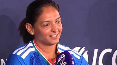 Harmanpreet Kaur (Screengrab) 'Why are you asking this question?': Harmanpreet Kaur puts reporter in awkward spot - Watch