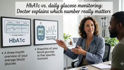 HbA1c vs. daily glucose monitoring: Doctor explains which number really matters