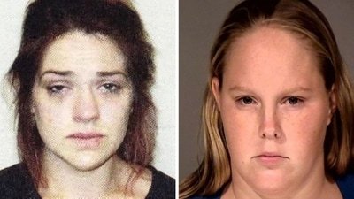 (L-R) Taylor Parker and Sammantha Allen are currently on death row in the US (Idabel Police Department, Maricopa County Sheriff's Department) (L-R) Taylor Parker and Sammantha Allen are currently on death row in the US (Idabel Police Department, Maricopa County Sheriff's Department)