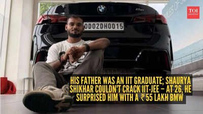 His father was an IIT graduate; Shaurya Shikhar couldn't crack IIT-JEE – at 26, he surprised him with a ₹55 lakh BMW