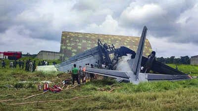 PTI photo 5 IAF men killed in An-32 crash, co-pilot survives