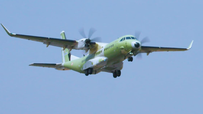 Image: ANI 'Made in India' Airbus C295 takes to the skies for first test flight - Watch