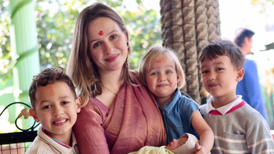 Image Courtesy: Instagram/kseniakala European mom shares parenting tips she borrowed from Indian mothers that changed the way she raises her kids