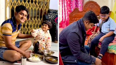 Image Courtesy: Instagram/suvendu5337 “You cannot raise two children alone”: How Suvendu Sarkar who never got a parent’s love became both mother and father to his kids