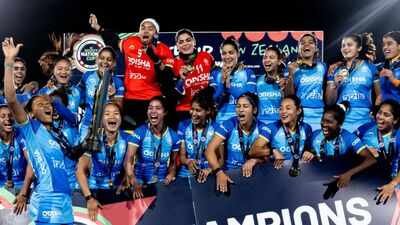 India beat New Zealand 2-0 to clinch second FIH Women's Nations Cup India beat New Zealand 2-0 to clinch second FIH Women's Nations Cup, earn Pro League Promotion