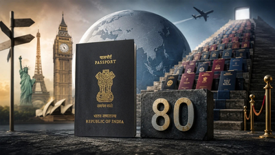 AI image Why India, among largest economies, doesn’t rank in top 50 world’s most powerful passports
