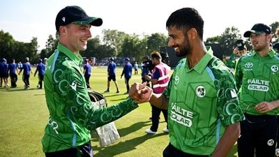 Rajasthan-born Jai Moondra helped Ireland upset India on his debut. (Ireland Cricket)
