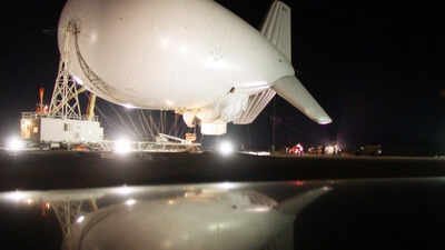 An Israeli aerostat capable of keeping an eye over a large area. (Image credit: IAI) Eyes in the sky: How low-cost aerostats can help plug India’s radar coverage gaps