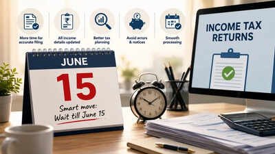 Just because the return-filing utility is available, does it automatically mean the return should be filed immediately? (AI image) ITR filing FY 2025-26: Top reasons salaried taxpayers should wait till mid-June to file income tax returns