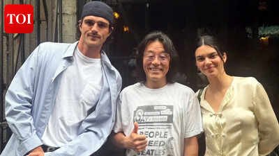 Kendall Jenner and Jacob Elordi enjoy pizza date at Tokyo hotspot Seirinkan - PICS