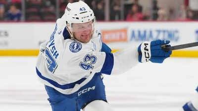 Darren Raddysh joined the Toronto Maple Leafs in a sign-and-trade with the Tampa Bay Lightning after a career-best season. (Image via Getty) NHL Sign-and-Trade: Maple Leafs land $68 million Lightning defenseman with the most 90-mph shots in the NHL as Chayka overhauls Toronto's blue line