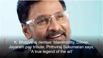 K. Bhagyaraj demise: Mammootty, Dileep, Jayaram pay tribute; Prithviraj Sukumaran says, 'A true legend of the art'