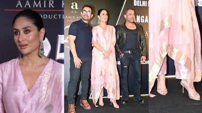 Kareena Kapoor Khan stuns in a Rs 40,000 Banarasi suit and heels worth Rs 1 lakh at Aamir Khan Productions' 25-year celebrations - Details inside