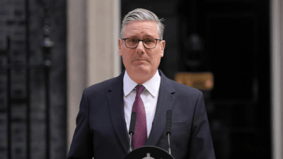 Britain's Prime Minister Keir Starmer announces his resignation to the media outside 10 Downing Street in London The British prime ministership is now a subscription service