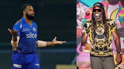 Kieron Pollard and Chris Gayle (Agency Image) 'Sorry, Universe Boss': Kieron Pollard's message after breaking Chris Gayle's T20 record