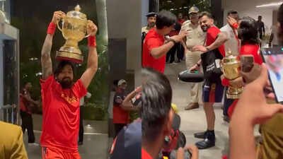 Virat Kohli's dhol dance with Krunal Pandya goes viral after RCB's IPL 2026 title triumph - WATCH