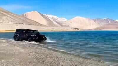 Off-roading is off limits: In a first, Ladakh fines tourists for driving into lake, chasing gazelle