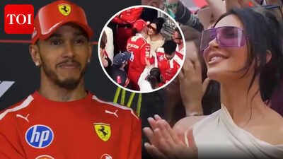 Lewis Hamilton KISSES Kim Kardashian at Monaco Grand Prix; says 'It's amazing to have her support' - WATCH