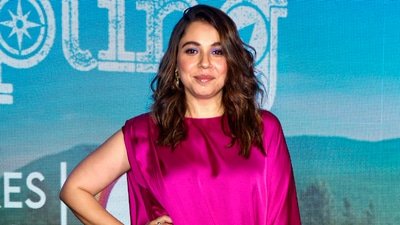 Maanvi Gagroo poses for photographs during a promotional event. (PTI) Maanvi Gagroo poses for photographs during a promotional event. (PTI)