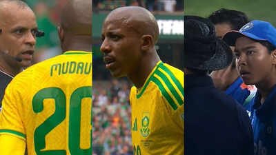 Khuliso Mudau and Vaibhav Sooryavanshi Vaibhav Sooryavanshi's viral look returns as Khuliso Mudau's VAR reaction trends at FIFA World Cup 2026