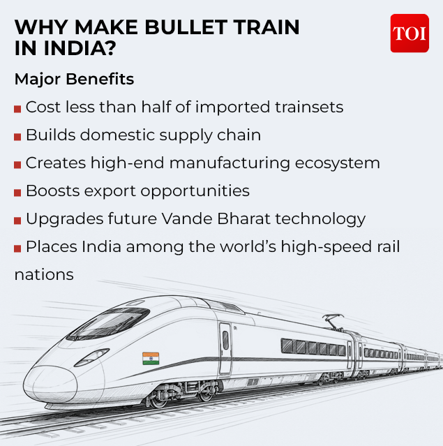 Making bullet train