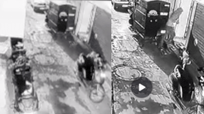 Masked woman caught on CCTV before deadly Govindpuri fire 'Masked woman enters, exits building': CCTV clue deepens mystery in Delhi Govindpuri fire case