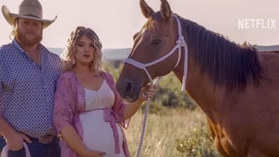 Taylor Rene Parker faked her own pregnancy for ten months. Screengrab from Maternal Instinct trailer. (YouTube/Netflix)
